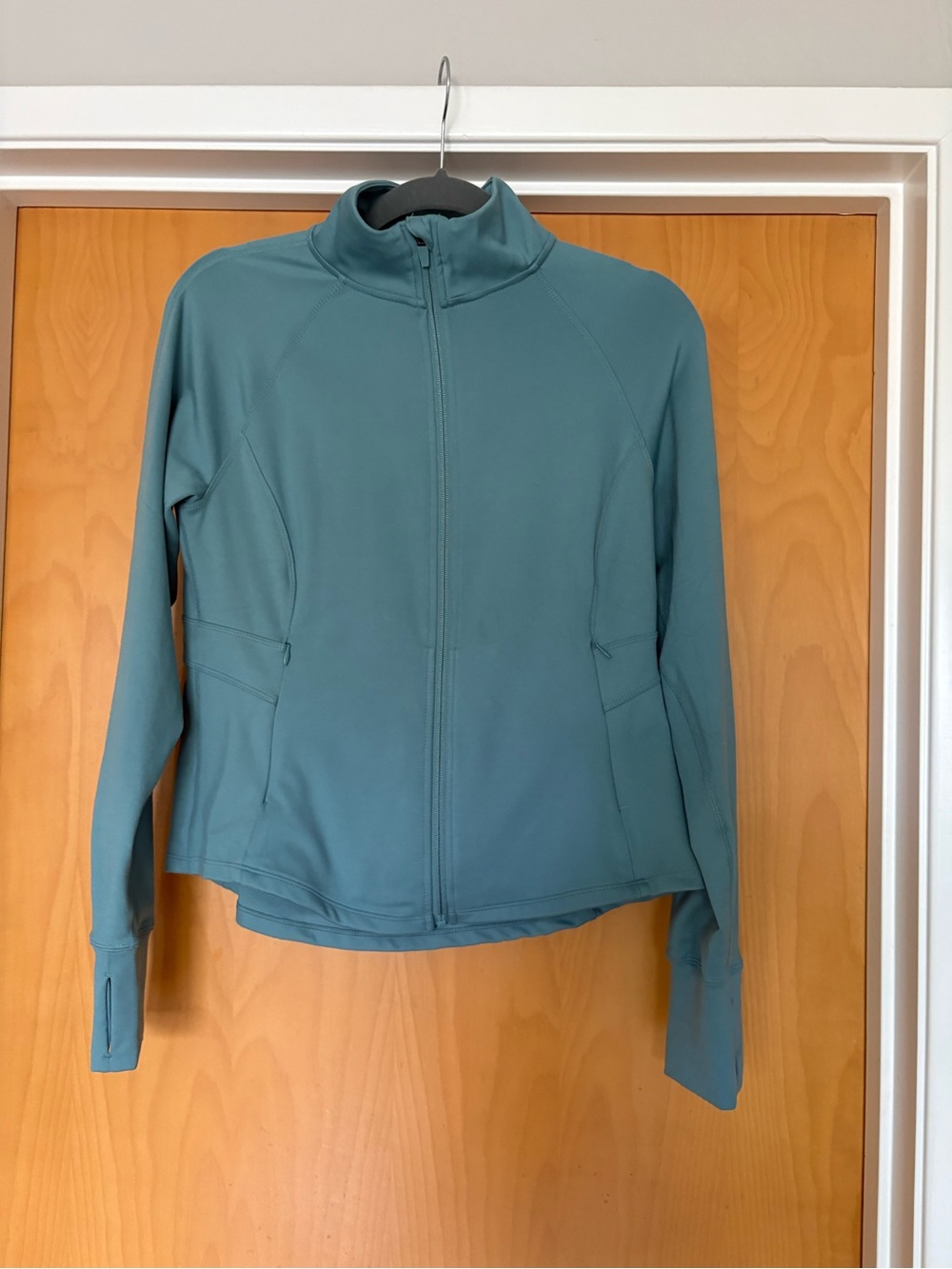 Jockey Teal Full-Zip Utility Jacket sz small